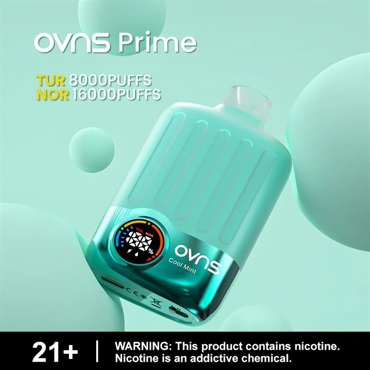 OVNS Prime Smart Screen 16000 Puffs Disposable Vape