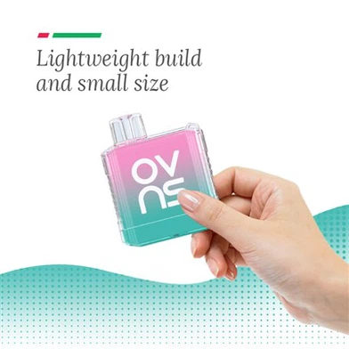 OVNS ক্রিস্টাল বক্স 1000 Puffs TPD অনুমোদিত ডিসপোজেবল ভ্যাপ