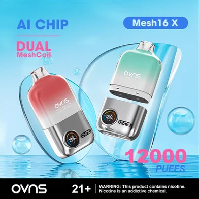 OVNS Mesh16X প্রতিস্থাপনযোগ্য পড সিস্টেম কিট 12000 পাফ ভ্যাপ